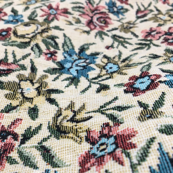 Vintage EATON Tapestry Floral Tote bag cottagecore - Picture 9 of 11